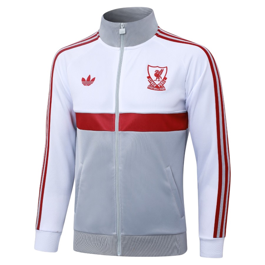 Survetement Liverpool Veste 2026 2027 Blanc Rouge (2) Survetement Liverpool Veste 2026 2027 Blanc Rouge (2)