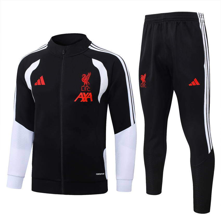 Survetement Liverpool Veste 2026 2027 Noir Blanc (1) Survetement Liverpool Veste 2026 2027 Noir Blanc (1)