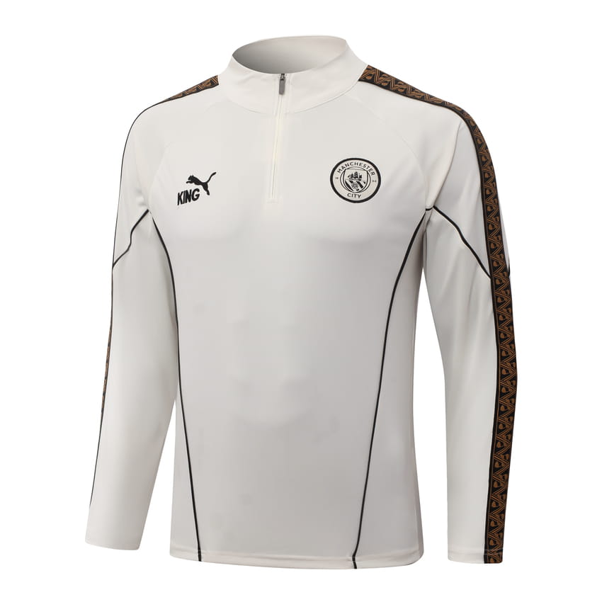 Survetement Manchester City Training 2026 2027 Blanc Creme (2) Survetement Manchester City Training 2026 2027 Blanc Creme (2)
