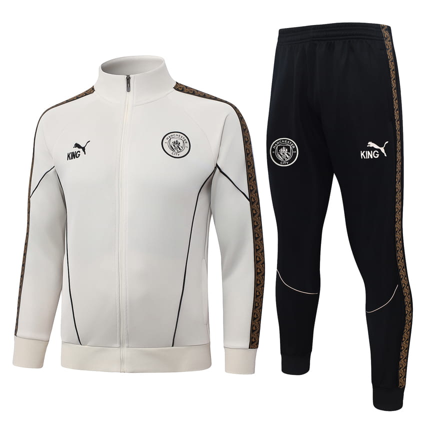Survetement Manchester City Veste 2026 2027 Blanc Creme (1)