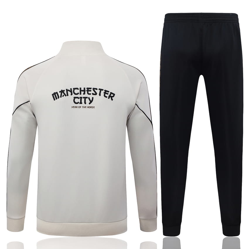 Survetement Manchester City Veste 2026 2027 Blanc Creme (4)