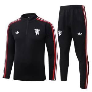 Survetement Manchester United Training 2026 2027 Noir Sombre
