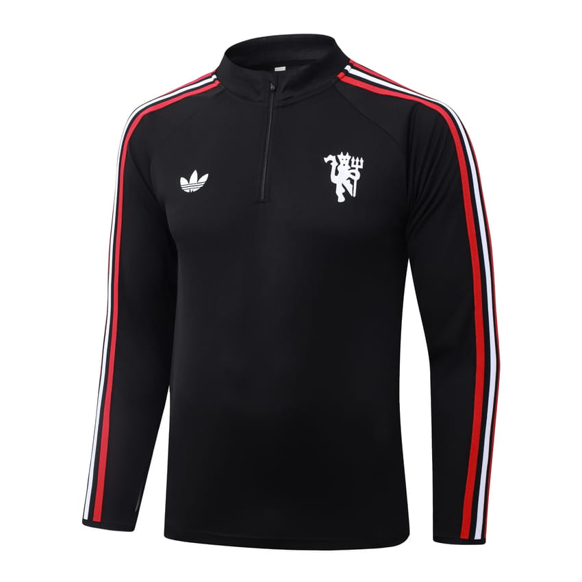 Survetement Manchester United Training 2026 2027 Noir Sombre (3)