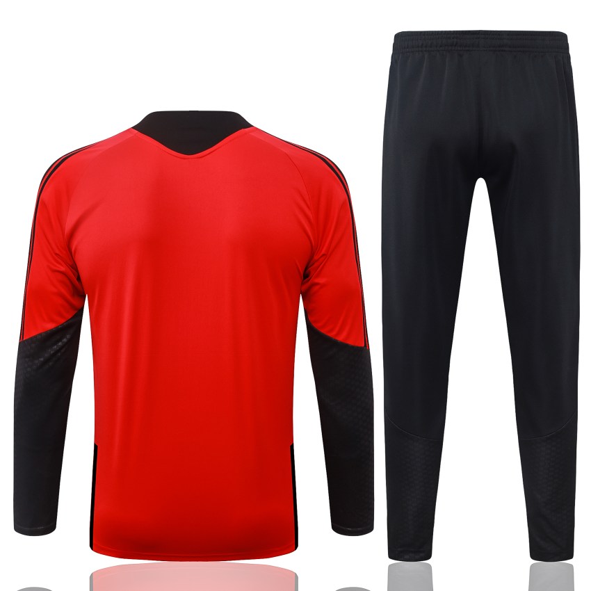 Survetement Manchester United Training 2026 2027 Rouge Noir (2)