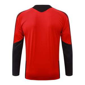 Survetement Manchester United Training 2026 2027 Rouge Noir (3)