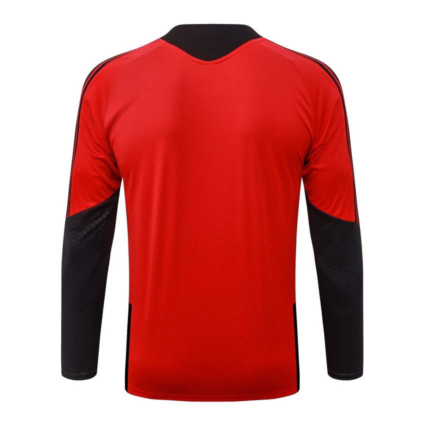 Survetement Manchester United Training 2026 2027 Rouge Noir (3)