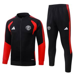 Survetement Manchester United Veste 2026 2027 Noir Charbon (1)