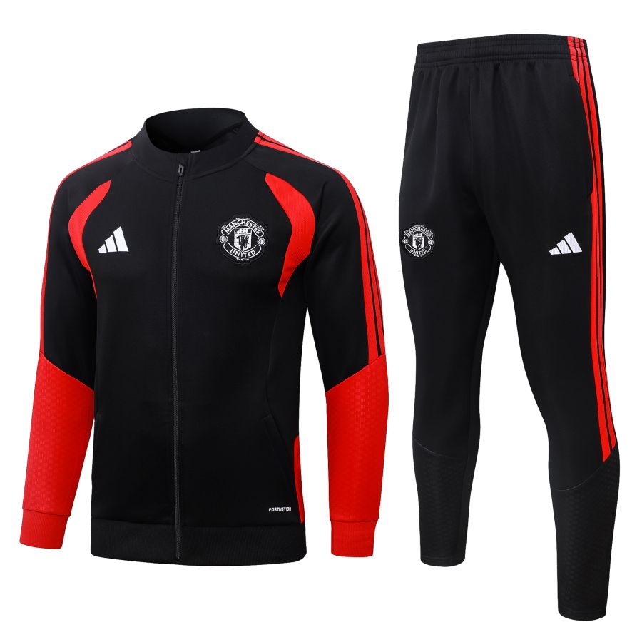 Survetement Manchester United Veste 2026 2027 Noir Charbon (1) Survetement Manchester United Veste 2026 2027 Noir Charbon (1)