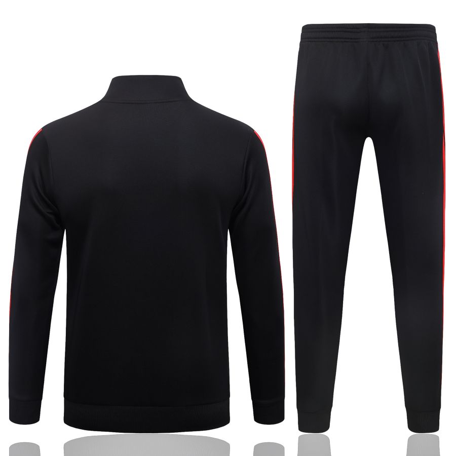 Survetement Manchester United Veste 2026 2027 Noir Rouge (2) Survetement Manchester United Veste 2026 2027 Noir Rouge (2)
