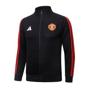 Survetement Manchester United Veste 2026 2027 Noir Rouge (4) Survetement Manchester United Veste 2026 2027 Noir Rouge (4)