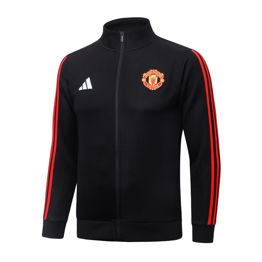 Survetement Manchester United Veste 2026 2027 Noir Rouge (4) Survetement Manchester United Veste 2026 2027 Noir Rouge (4)