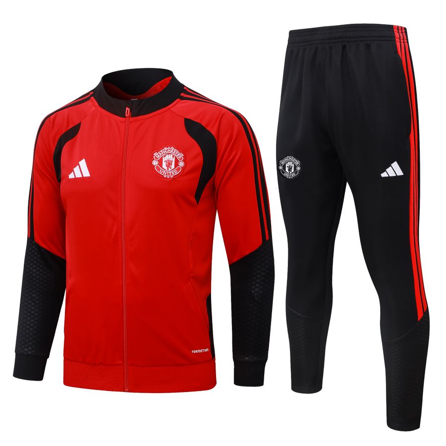 Survetement Manchester United Veste 2026 2027 Rouge Noir (1) Survetement Manchester United Veste 2026 2027 Rouge Noir (1)