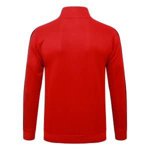 Survetement Manchester United Veste 2026 2027 Rouge Noir (3)