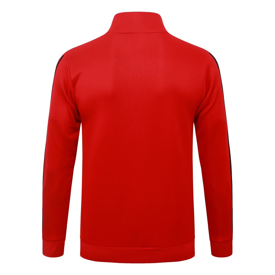 Survetement Manchester United Veste 2026 2027 Rouge Noir (3)
