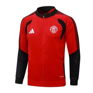 Survetement Manchester United Veste 2026 2027 Rouge Noir (4) Survetement Manchester United Veste 2026 2027 Rouge Noir (4)