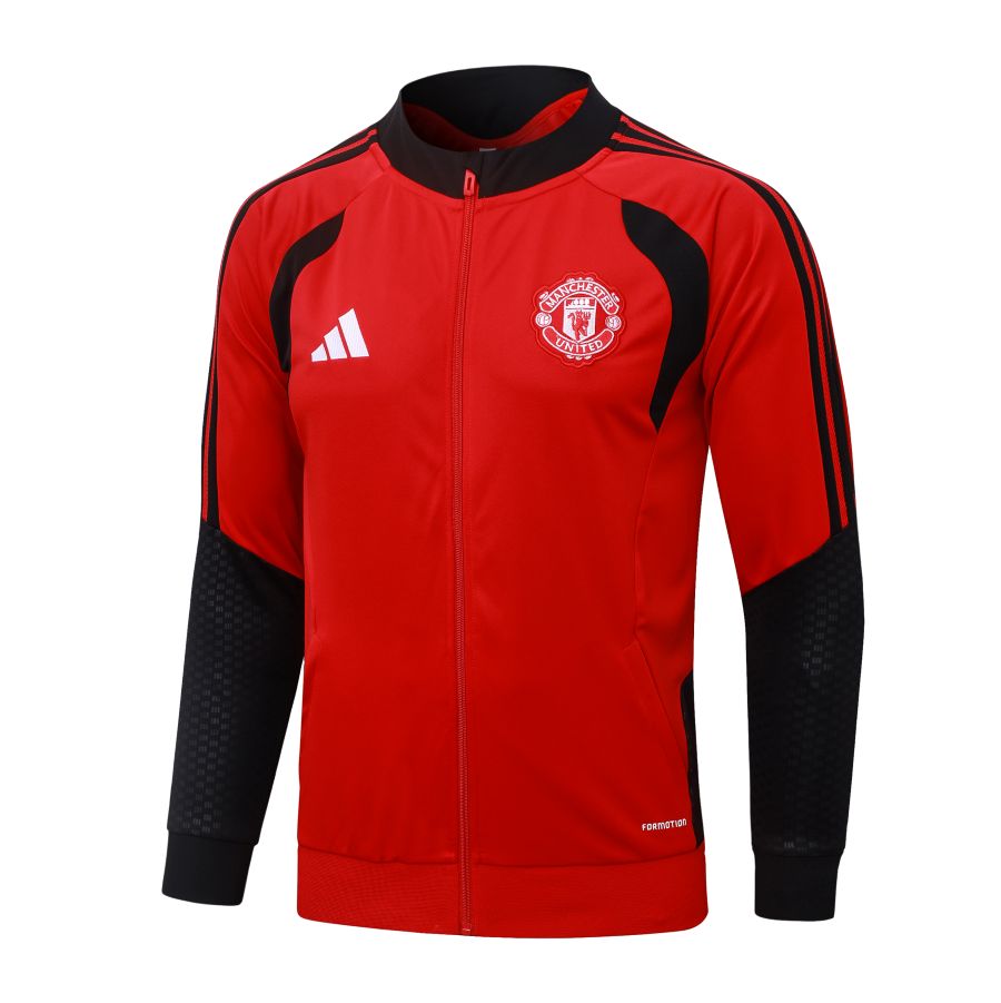 Survetement Manchester United Veste 2026 2027 Rouge Noir (4) Survetement Manchester United Veste 2026 2027 Rouge Noir (4)