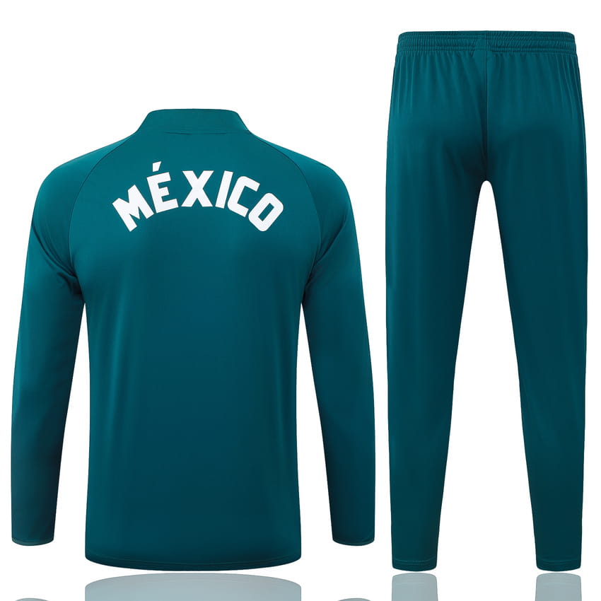 Survetement Mexique Training 2026 2027 Vert Foncé (2)