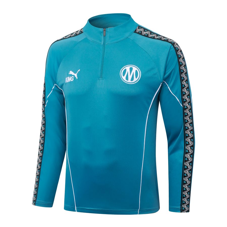 Survetement OM Training 2026 2027 Bleu Turquoise (4)