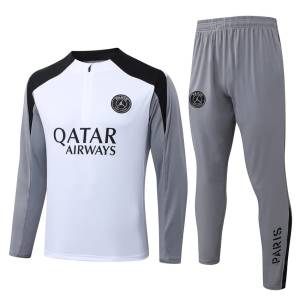 Survetement PSG Training 2026 2027 Blanc Gris