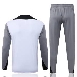 Survetement PSG Training 2026 2027 Blanc Gris (3) Survetement PSG Training 2026 2027 Blanc Gris (3)