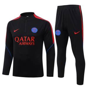 Survetement PSG Training 2026 2027 Noir Rouge
