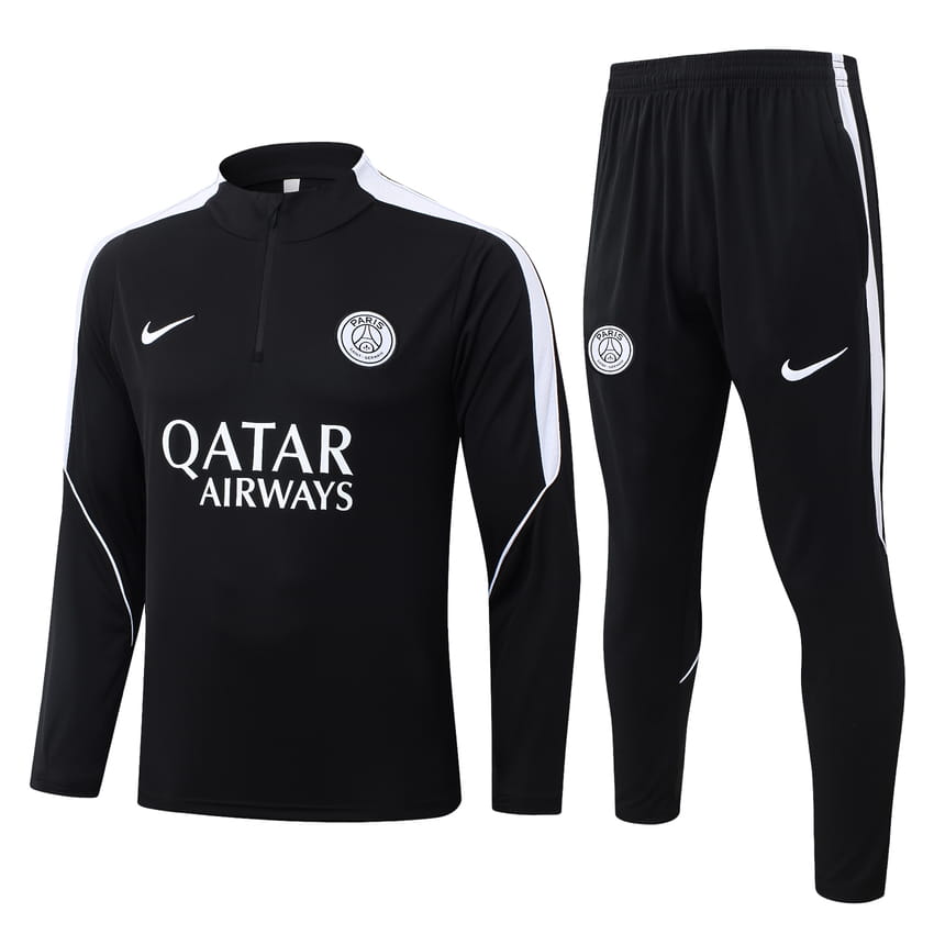Survetement PSG Training 2026 2027 Noir Sombre (1)