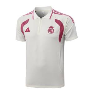 Survetement Real Madrid Polo 2026 2027 Beige Rouge (4) Survetement Real Madrid Polo 2026 2027 Beige Rouge (4)