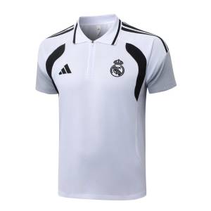Survetement Real Madrid Polo 2026 2027 Blanc Noir (4)