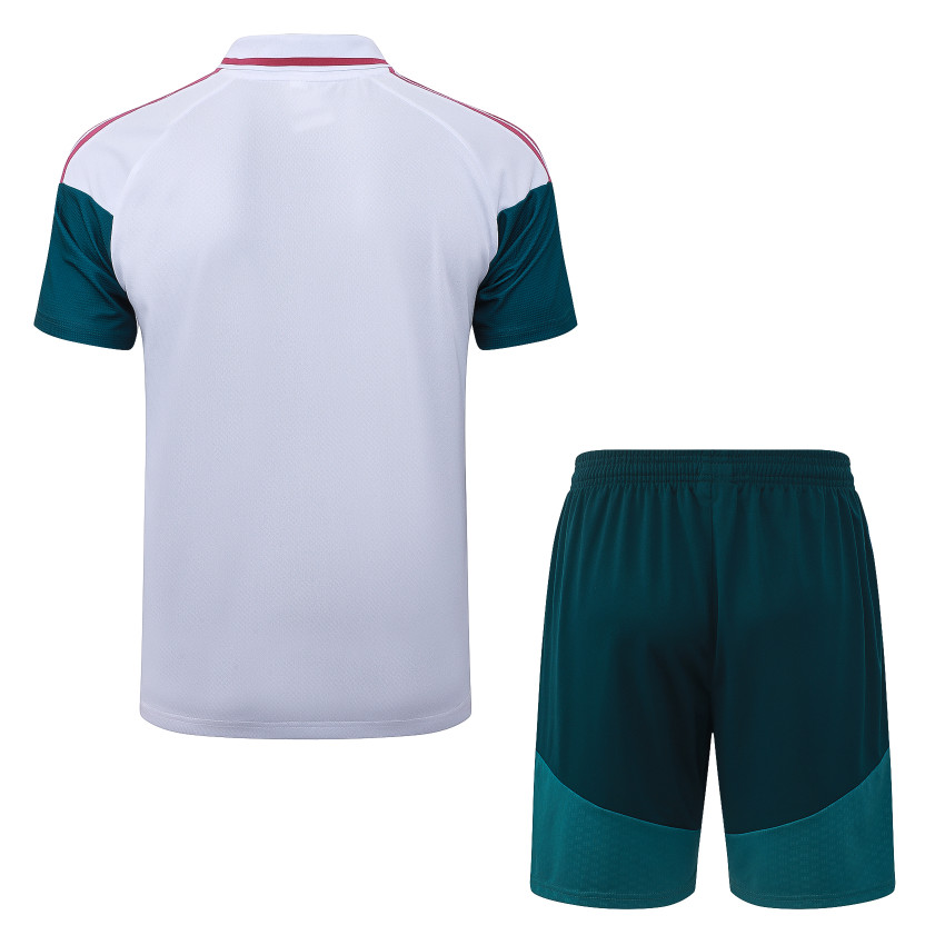 Survetement Real Madrid Polo 2026 2027 Blanc Rouge (2)