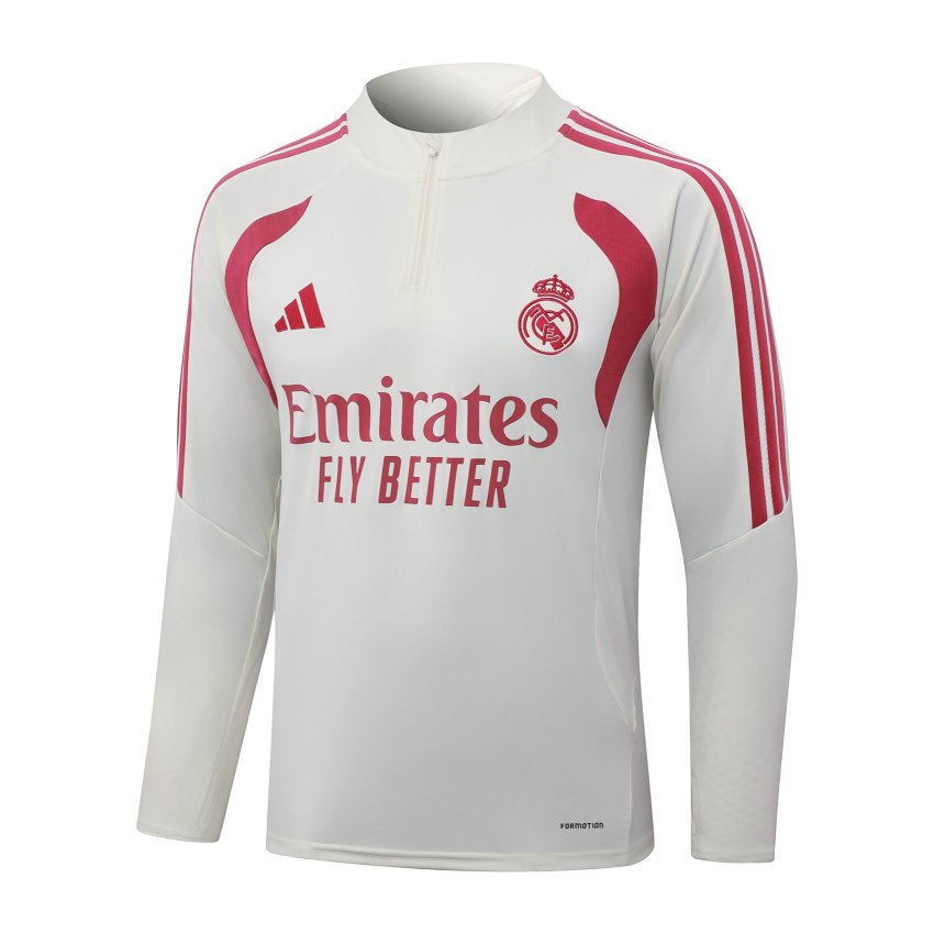 Survetement Real Madrid Training 2026 2027 Beige Rouge (4) Survetement Real Madrid Training 2026 2027 Beige Rouge (4)