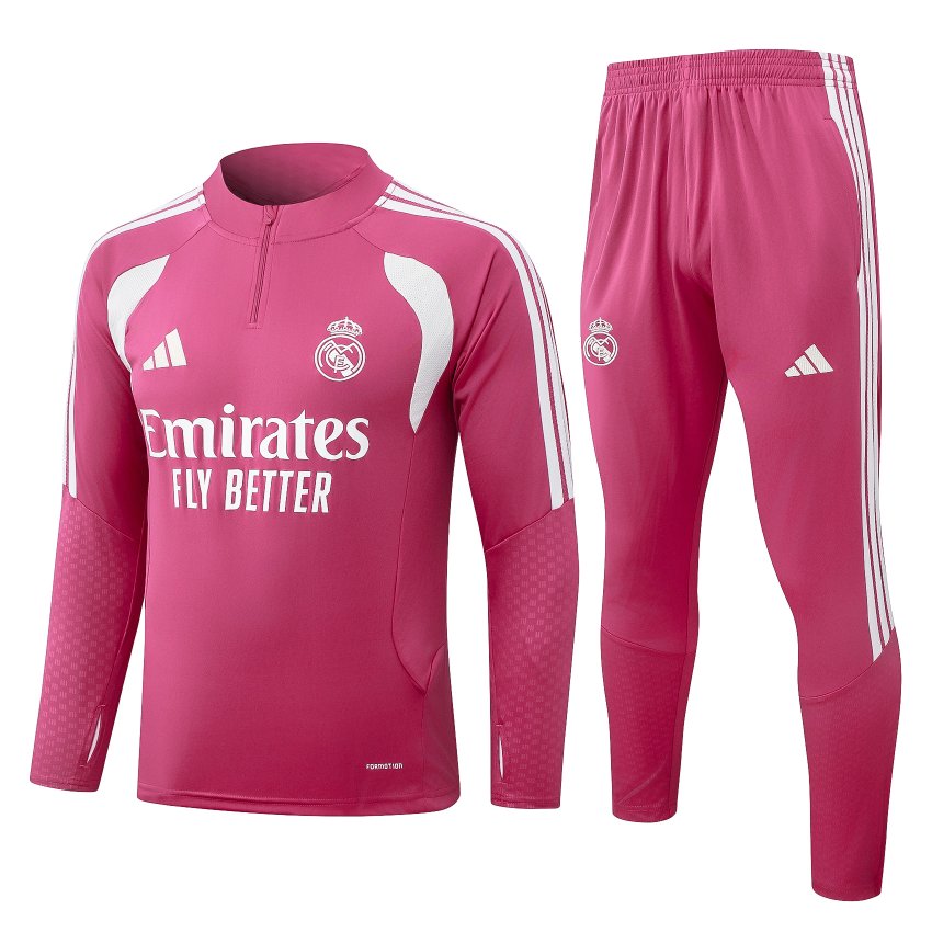 Survetement Real Madrid Training 2026 2027 Rose (1) Survetement Real Madrid Training 2026 2027 Rose (1)