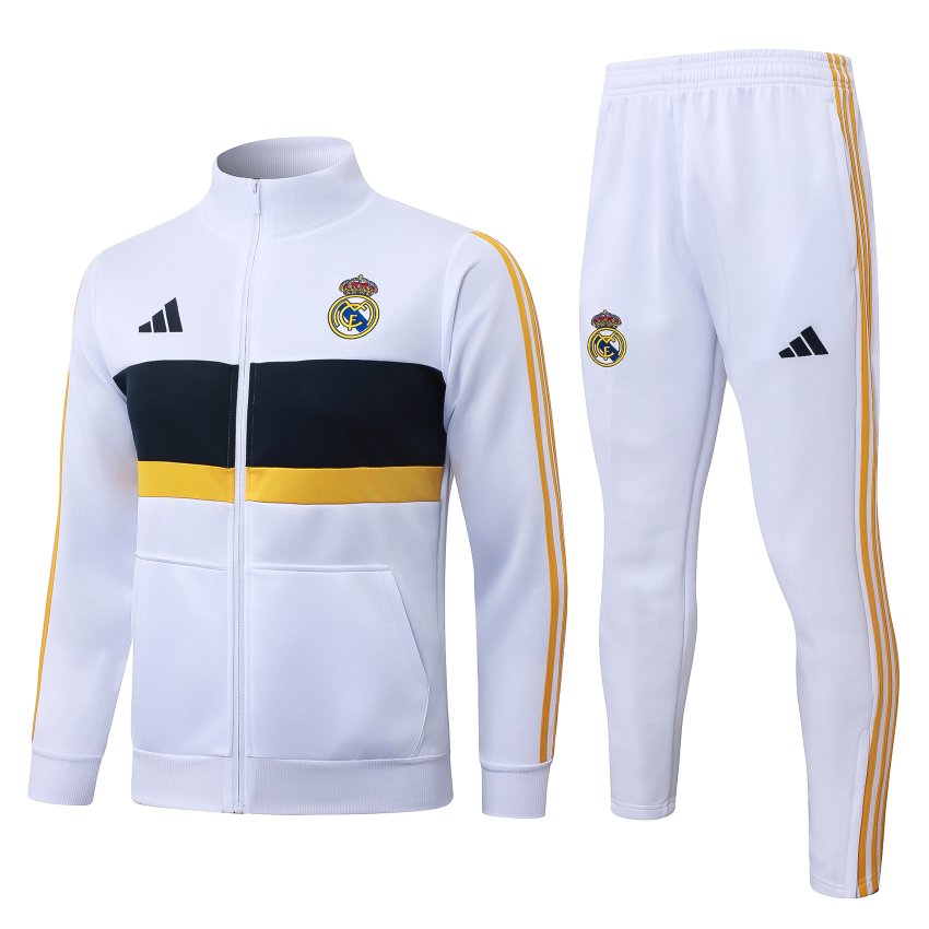 Survetement Real Madrid Veste 2026 2027 Blanc Eclatant (1)