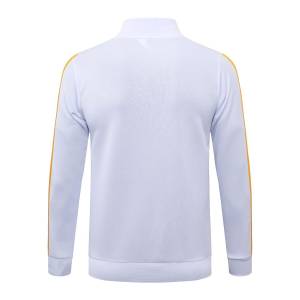 Survetement Real Madrid Veste 2026 2027 Blanc Jaune (3) Survetement Real Madrid Veste 2026 2027 Blanc Jaune (3)