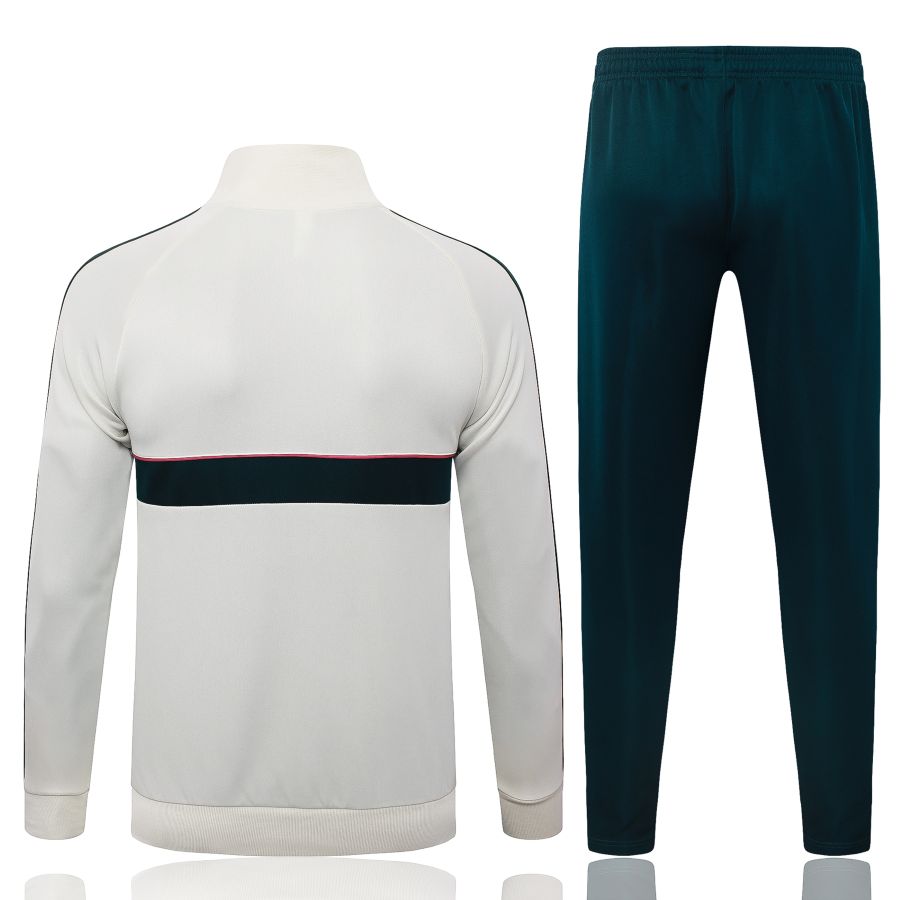 Survetement Real Madrid Veste 2026 2027 Blanc Vert (2)