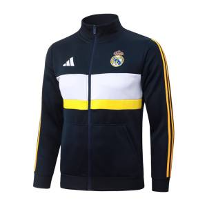 Survetement Real Madrid Veste 2026 2027 Bleu Marine (4) Survetement Real Madrid Veste 2026 2027 Bleu Marine (4)