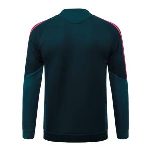 Survetement Real Madrid Veste 2026 2027 Bleu Pétrole (2)