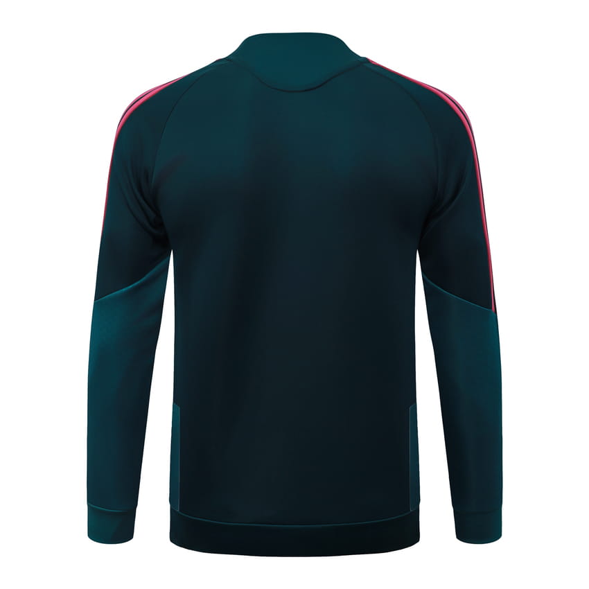 Survetement Real Madrid Veste 2026 2027 Bleu Pétrole (2)