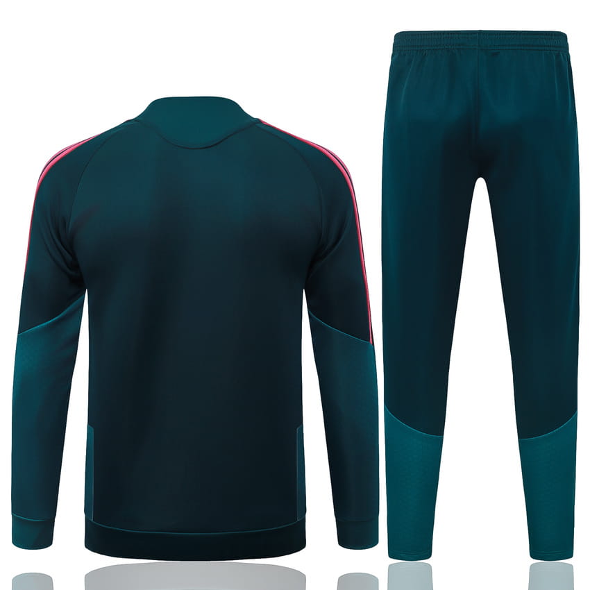 Survetement Real Madrid Veste 2026 2027 Bleu Pétrole (4)