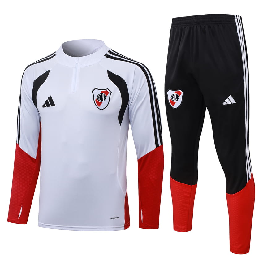 Survetement River Plate Training 2026 2027 Rouge blanc (1)